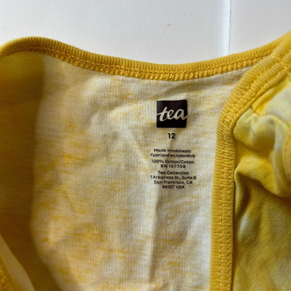 Tea Collection 100% Cotton Popsicle Tank 12Y - Picture 3 of 4